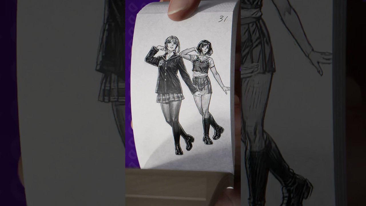 Exciting POP Flipbook Style Dance | AI & CG Animation 🎬