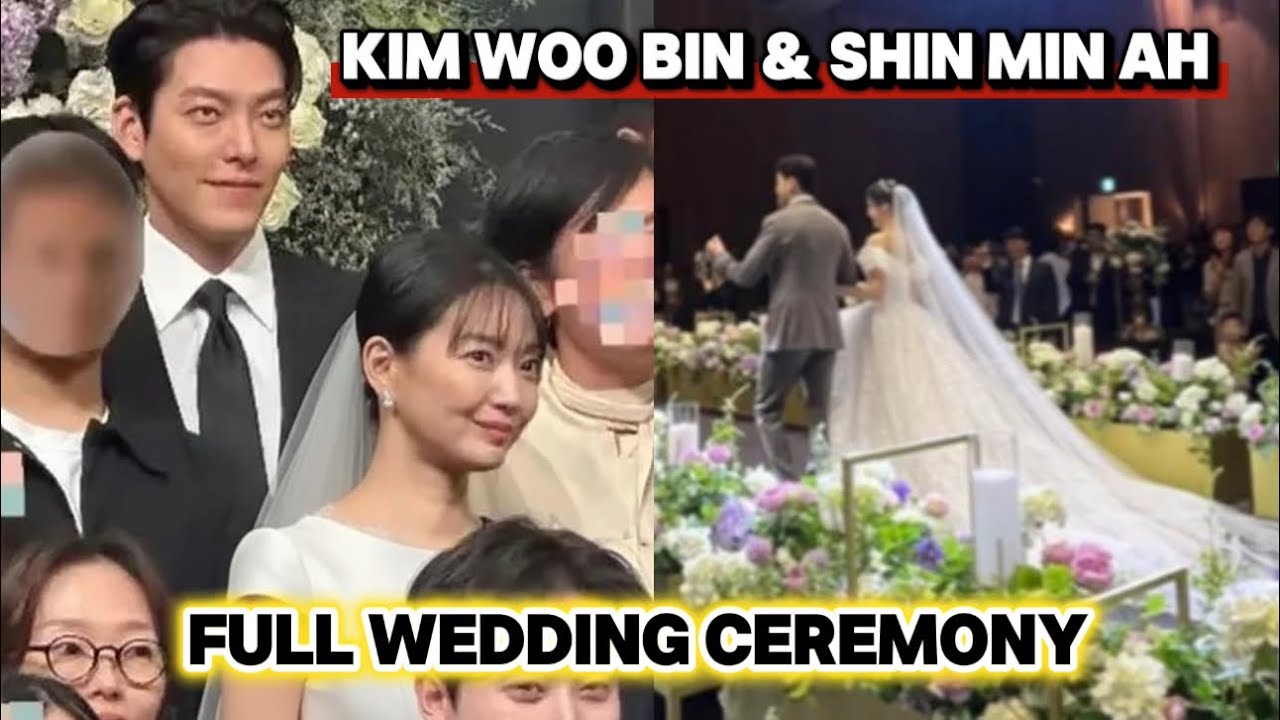 Kim Woo Bin & Shin Min Ah's Wedding at Shilla Hotel 🎉