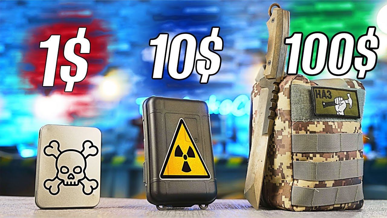 Набор для выживания за 1$, 10$ и 100$: сравнение цен и решений