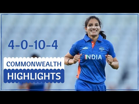 India vs Barbados Women Highlights - Renuka Singh's Best Bowling Helps India Qualify For Semis | CWG