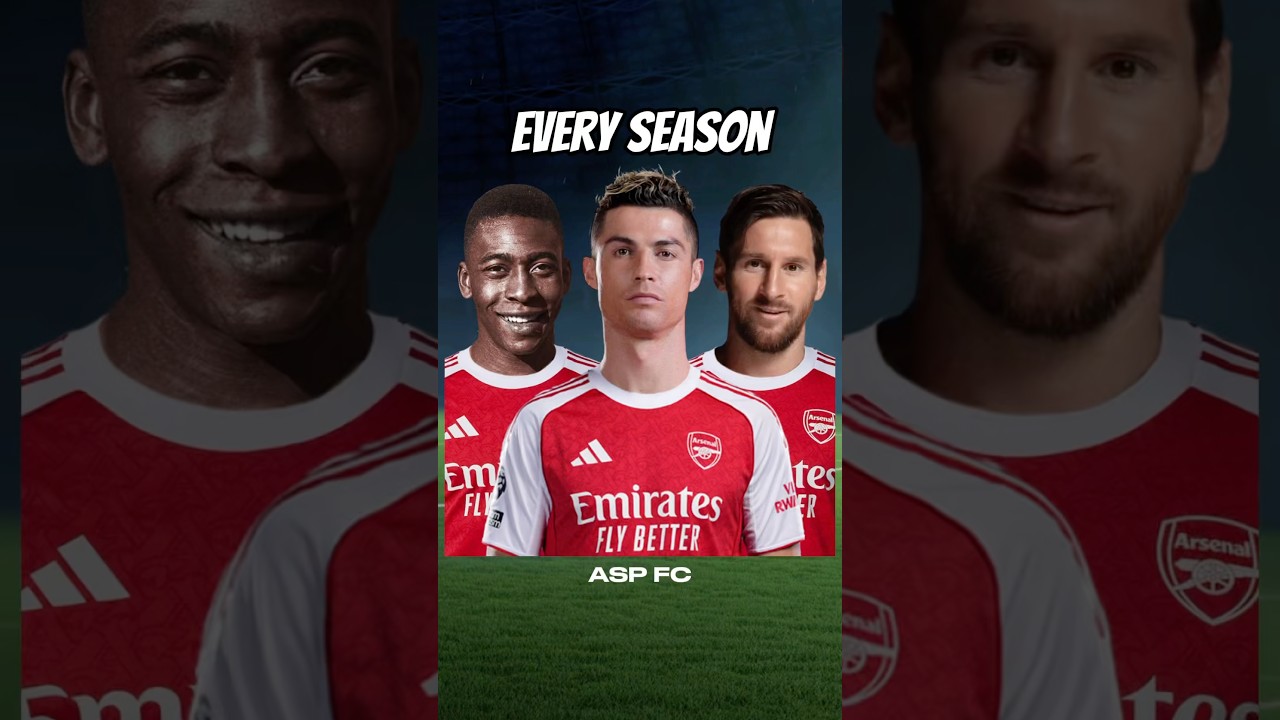 Arsenal's New GOAT Each Season Until Premier League Win ⚽