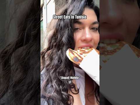 Street Food in Tunisia #tunisia #streetfood #streetfoods #tunisianfood #chapati #arabicfood #travel