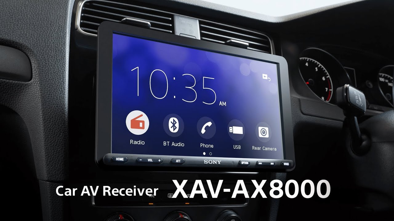 XAV-AX8000 Car Media Receiver with Bluetooth 🎵