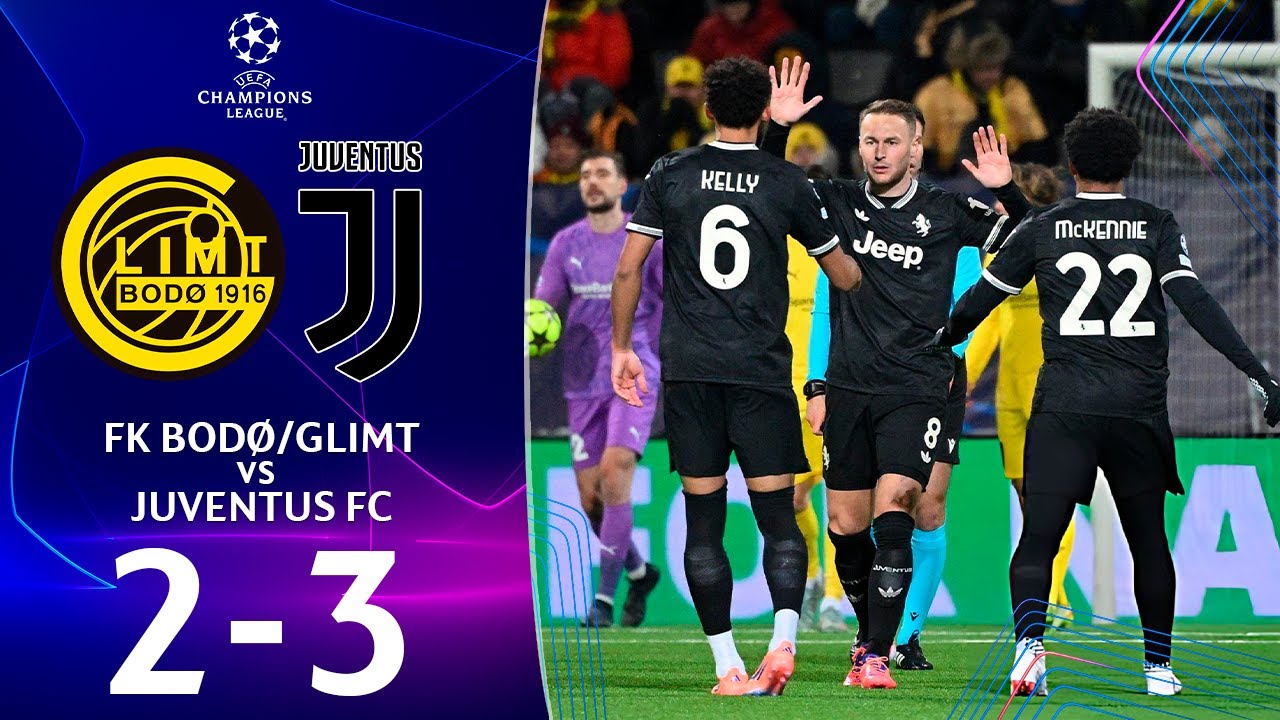 Bodø/Glimt vs Juventus 2-3 | UCL 2025 Highlights ⚽