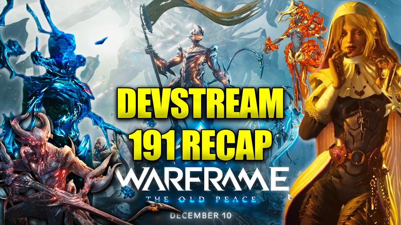 Warframe Devstream 191: Old Peace Update & New Bosses