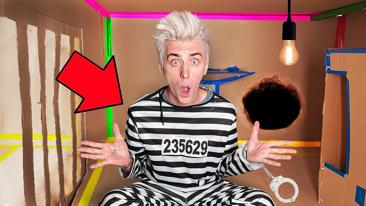 Побег Из КАРТОННОЙ ТЮРЬМЫ Челлендж — Часть 3