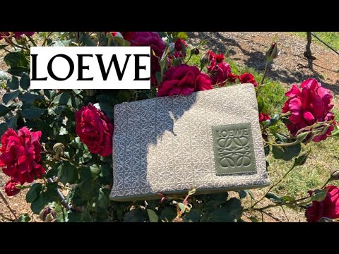 Loewe Oblong Pouch in Anagram Jacquard & Calfskin 👜