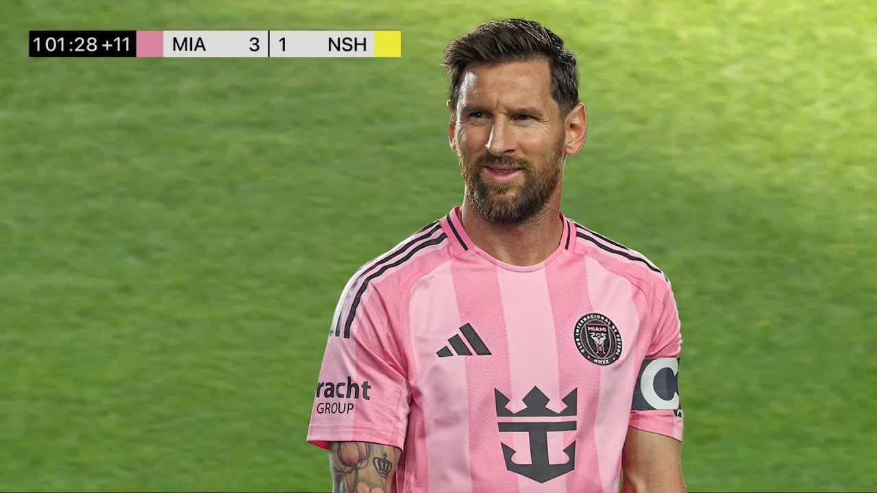 Messi's 2 Goals & Masterclass vs Nashville 🔥