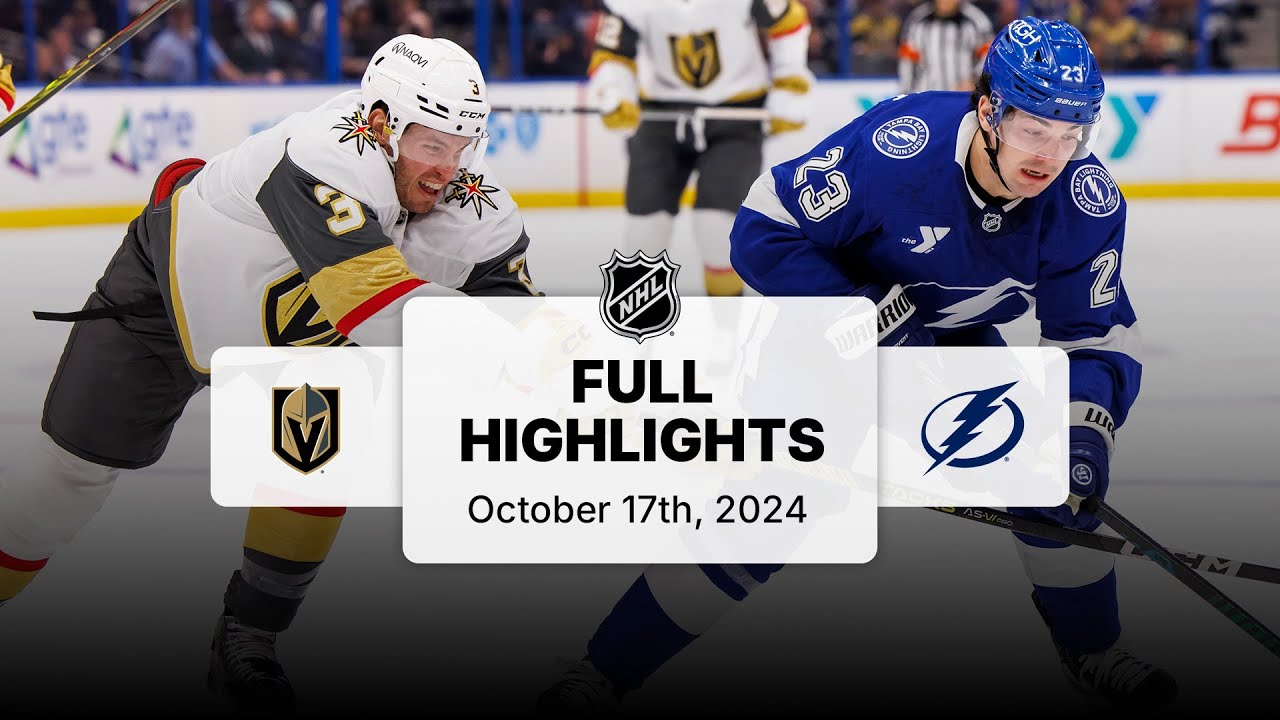 Golden Knights vs. Lightning | Full Game Highlights β October 17, 2024 π