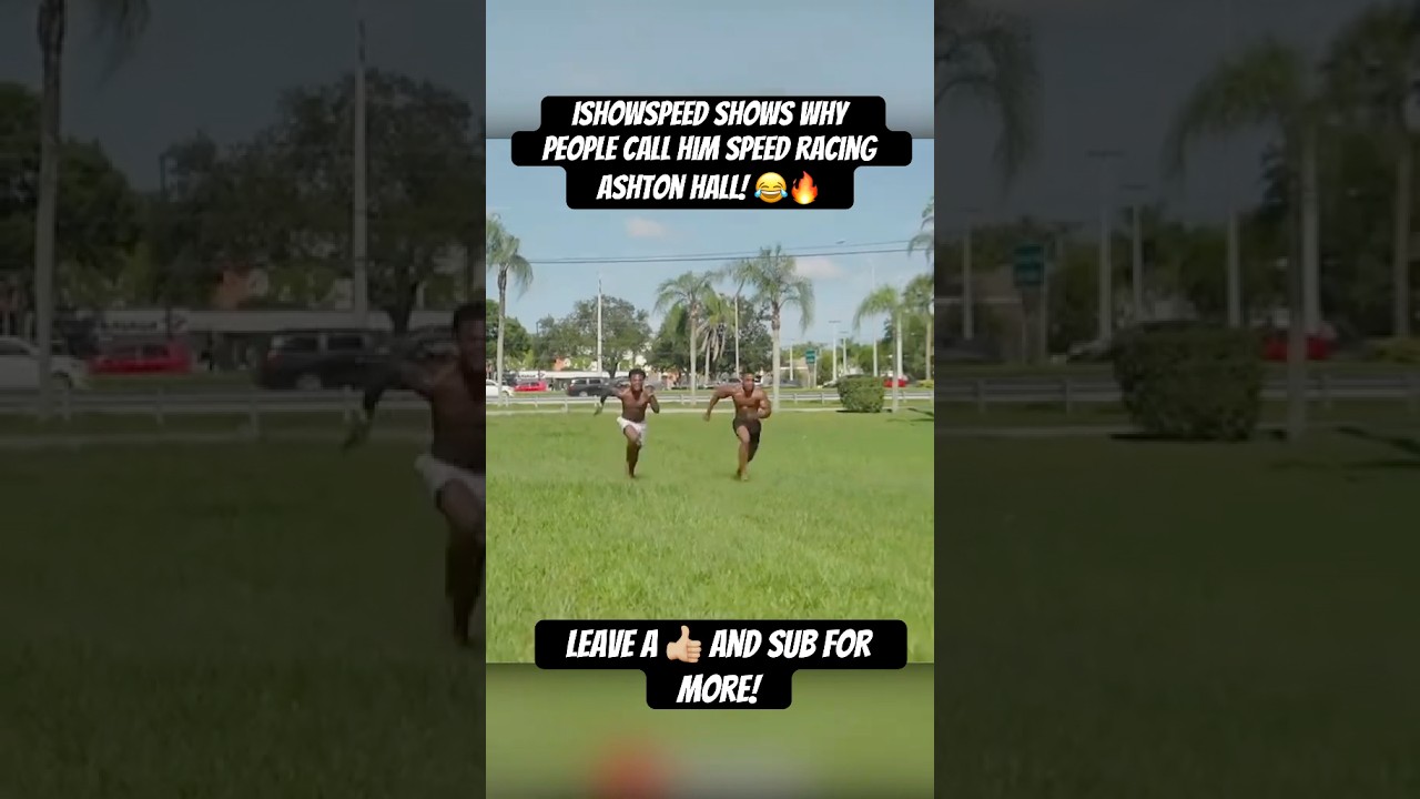 IShowSpeed Wins Race Against Ashton Hall! 😂🔥