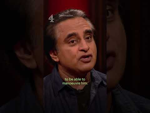 Sanjeev Bhaskar shows us how to ride Alex (in a pre-watershed way, thank you) #Taskmaster #Gameshow