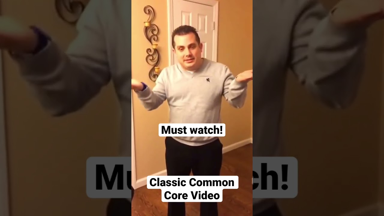 Funny Common Core Math Video! #shorts