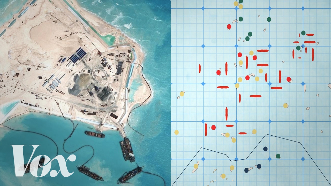 China's Island-Building in the South China Sea 🇨🇳