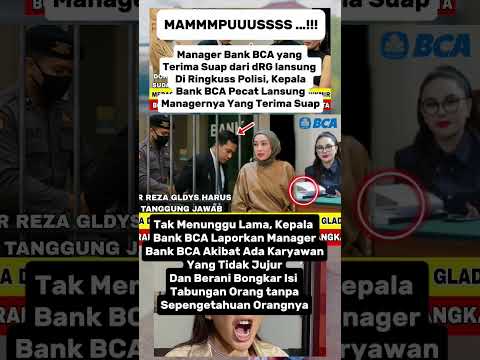 Manager Bank BCA di Pecat di Ringkus Polisi #nikitamirzani