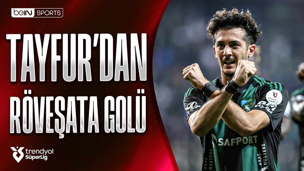Tayfur Bingöl'den Muhteşem Röveşata Golü | Kocaelispor vs Alanyaspor ⚽
