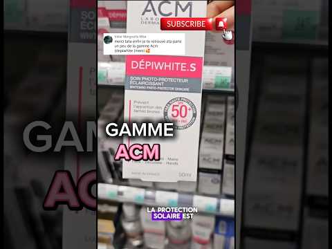 Gamme ACM ,mon avis Je vous dis tout 👩‍🔬✨️ #skincare #acm #gissibeauty #gissiskincare