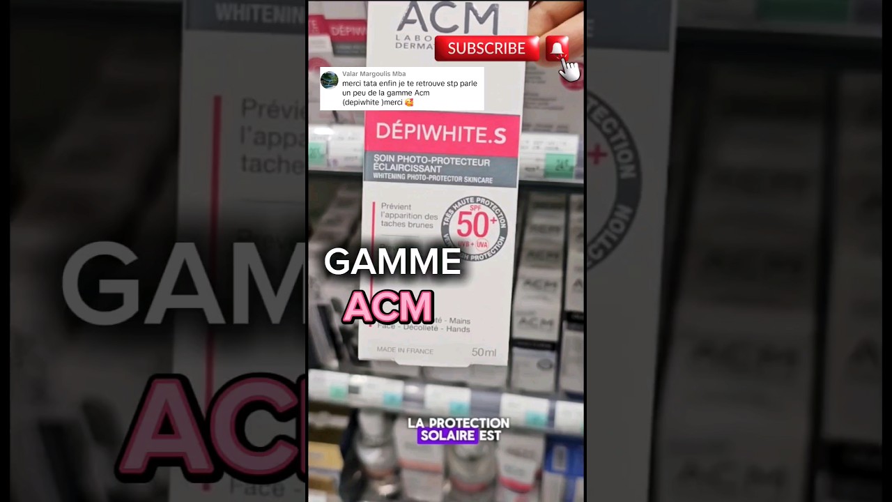 Gamme ACM : Mon avis complet sur cette gamme de soins