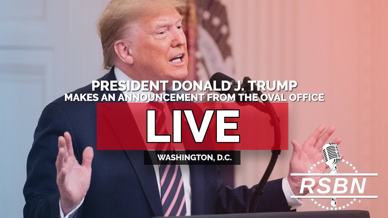 LIVE REPLAY: President Trump Makes an Announcement from the Oval Office - 12/19/2