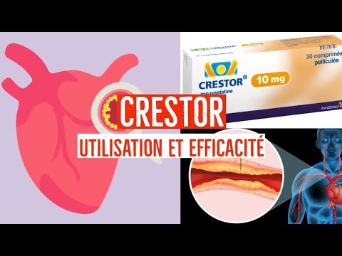 CRESTOR (Rosuvastatine) : Hypolipidémiant Statine