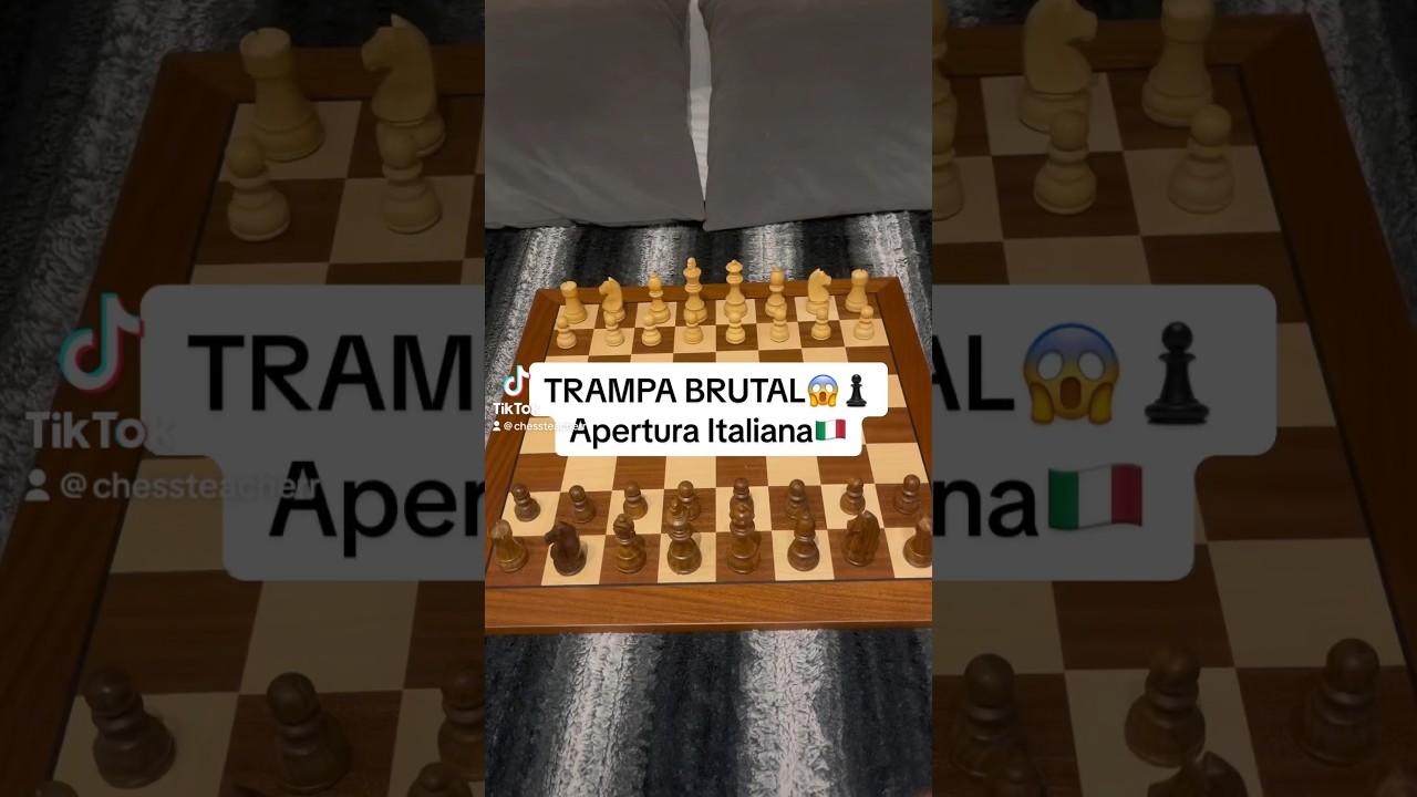 Trampa Mortal en la Apertura Italiana 🇮🇹