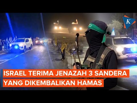 Israel Menerima Tiga Jenazah Sandera Gaza dari Hamas