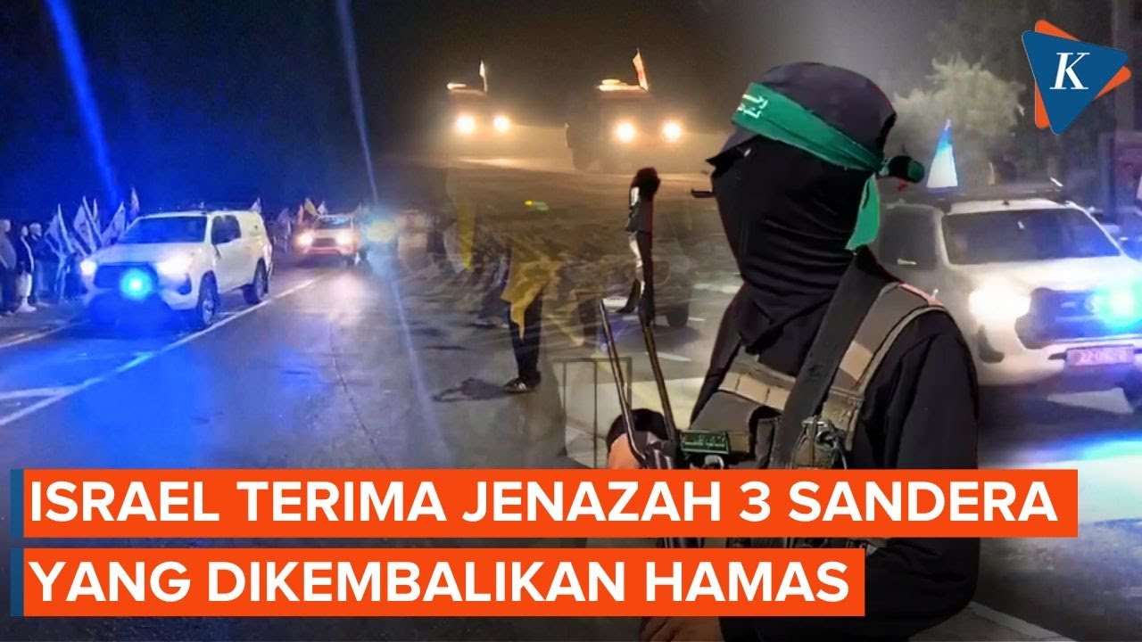 Israel Menerima Tiga Jenazah Sandera Gaza dari Hamas