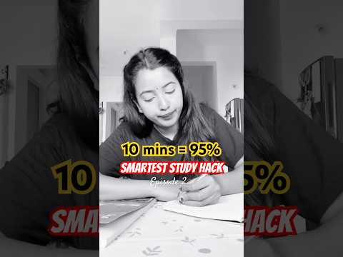 1 Hack = 95% 🤯 Last Minute Revision Cracked! ✅ Class 9 & 10 #examtips #studyhacks #smartstudy #cbse