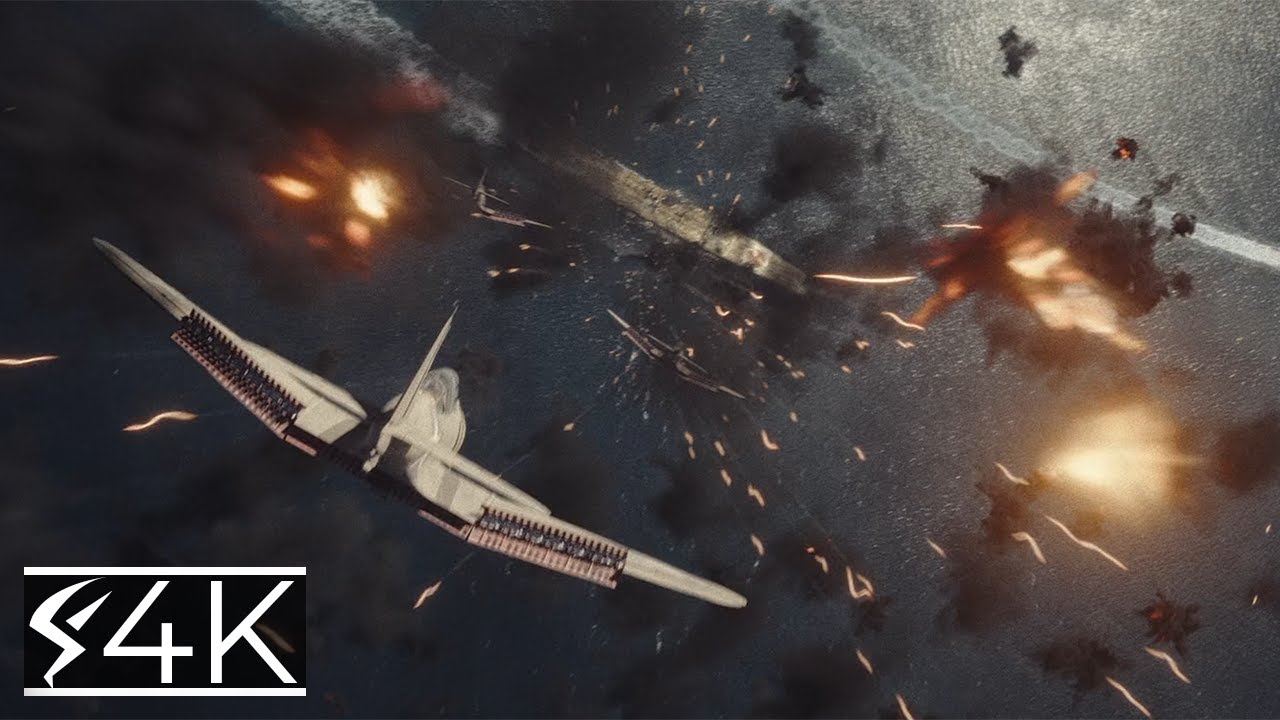 Midway 2019 All Aerial Attack Scenes in 4K