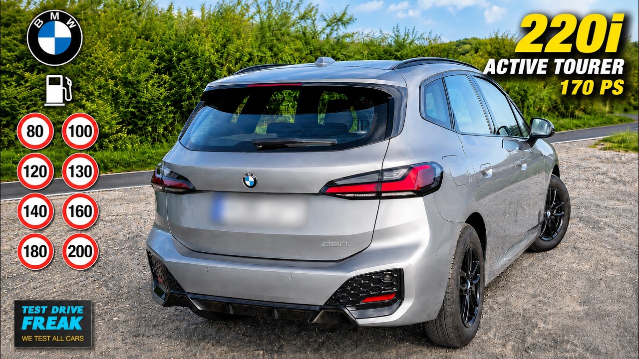2026 BMW 220i Active Tourer (170 PS) TEST DRIVE 🚗 Fuel Consumption & Performance Review
