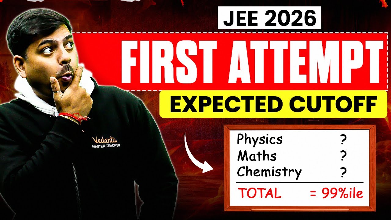 JEE Main 2026 (Jan Attempt) - Expected Cutoff 📊 | Marks vs Percentile | Harsh Sir