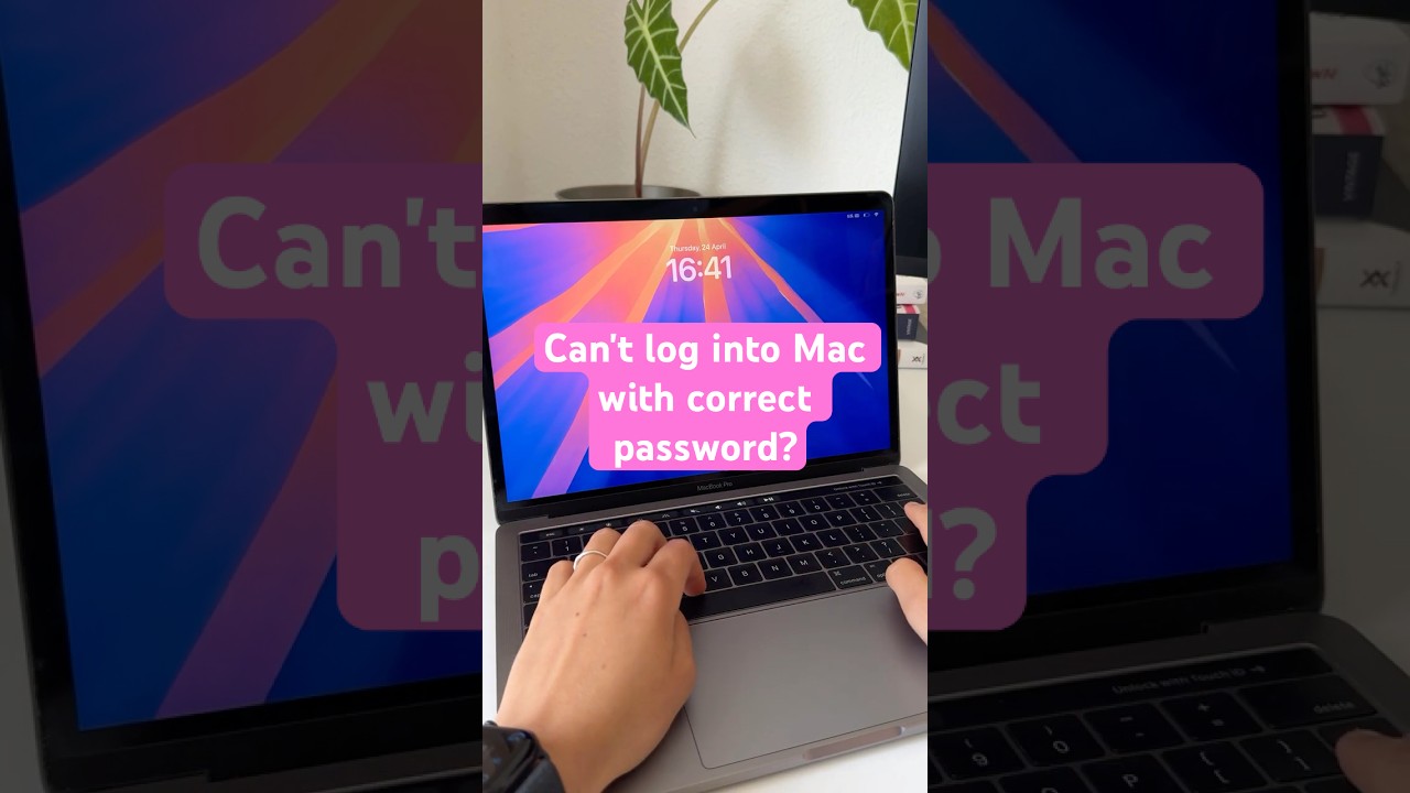MacBook not accepting the right password? Here's what to do. #shorts