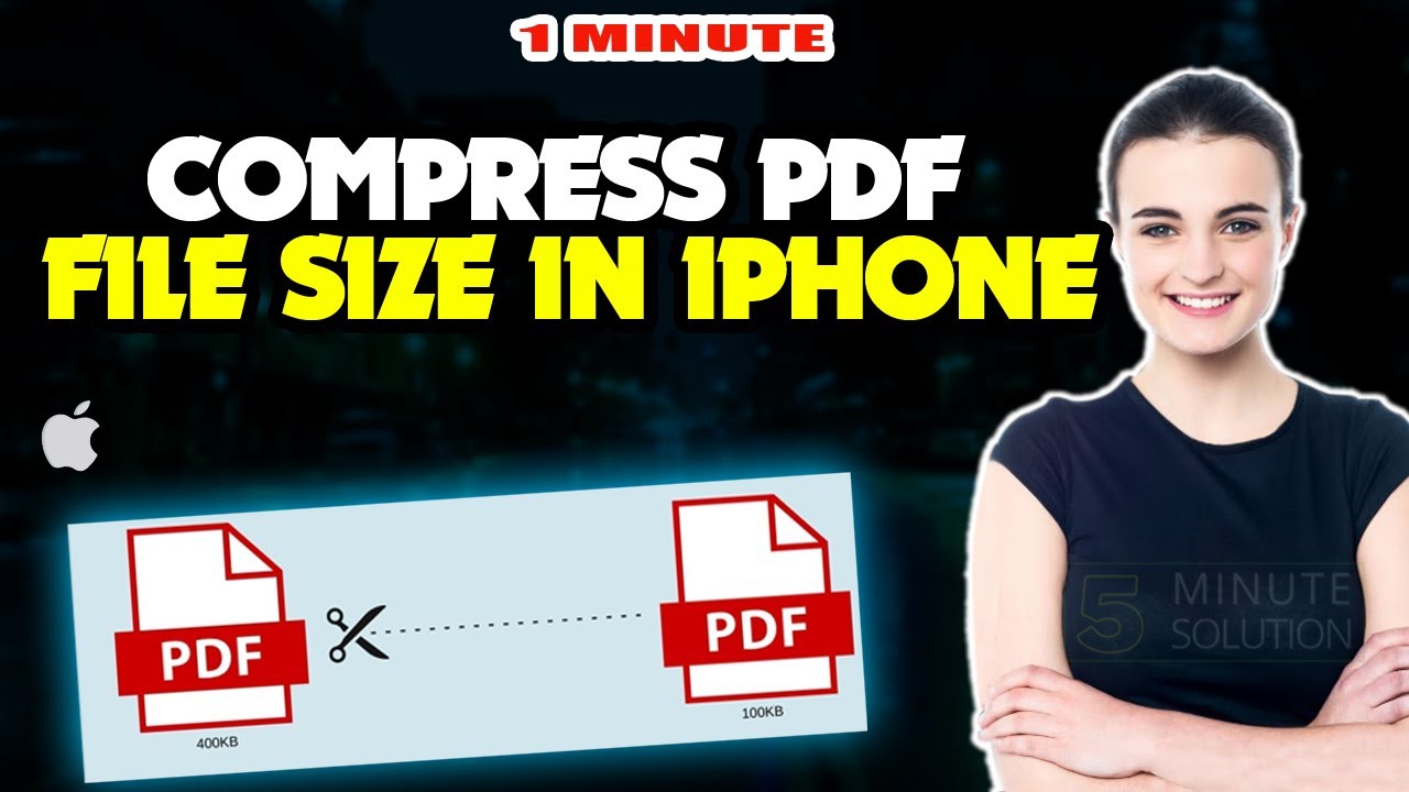 How to compress PDF file size in ANY iPhone 2024