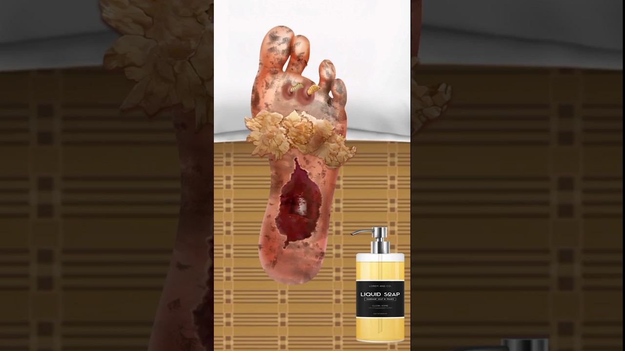 Leg Treatment Animation #Shorts 😱