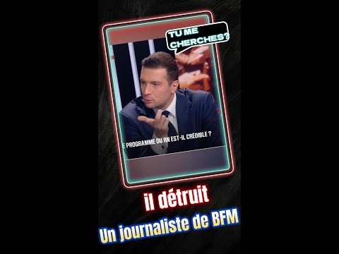 Jordan Bardella détruit un journaliste de BFM sur l' immigration