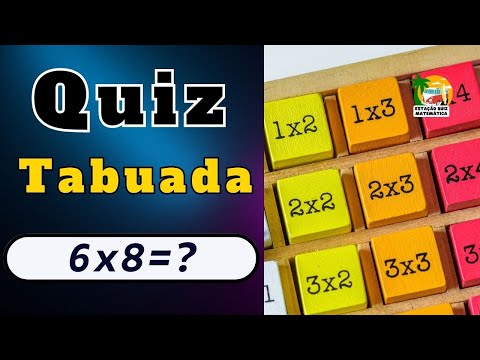 ✅QUIZ da TABUADA - Vamos Treinar a TABUADA do 6 [ MATEMÁTICA] Ouvindo e Aprendendo I Estação Quiz