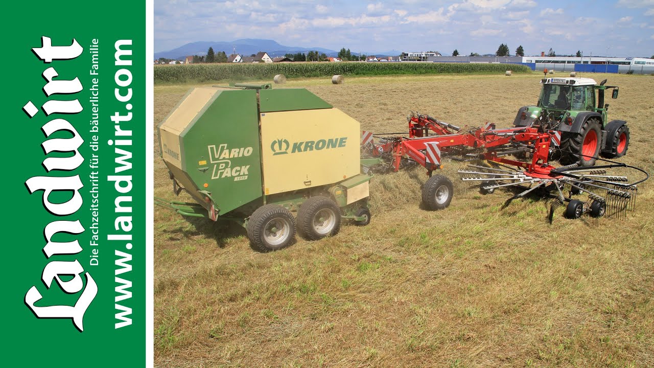 Innovative Kombination: Schwader und Rundballenpresse in Einem für Effizienzsteigerung 🚜