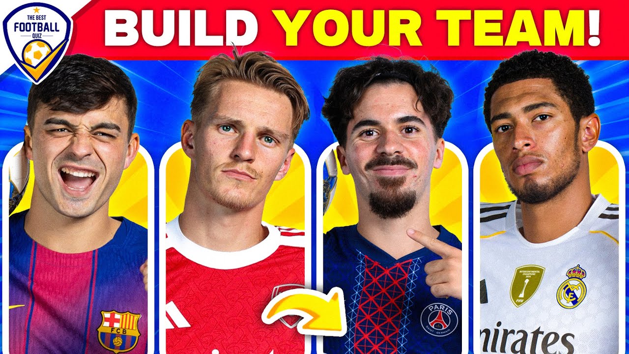 Create Your Dream Football Team ⚽🔥 | Ultimate Football Quiz 2025