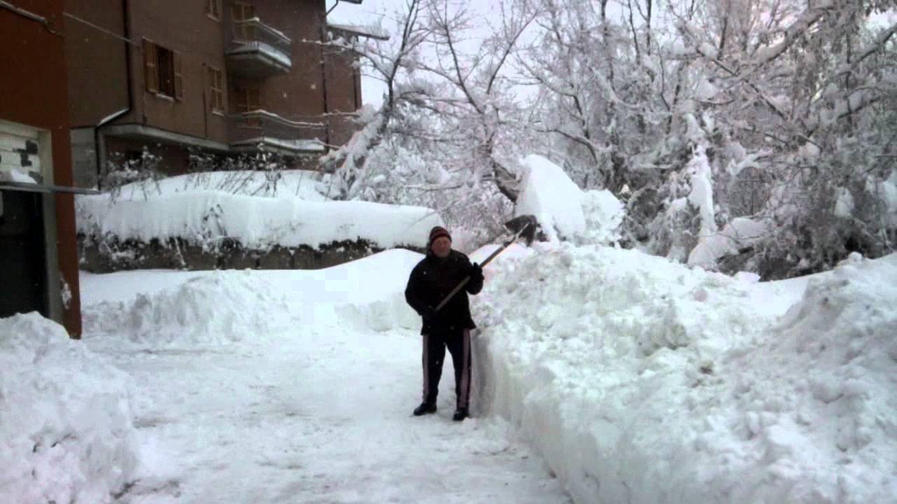 Neve a Cingoli, Marche 2012 ❄️