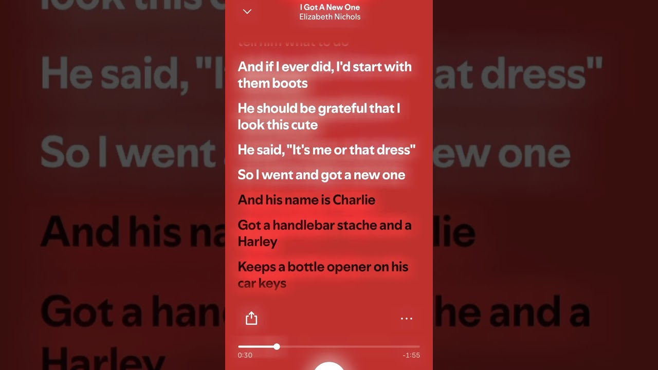 Elizabeth Nichols - I Got A New One 🎶