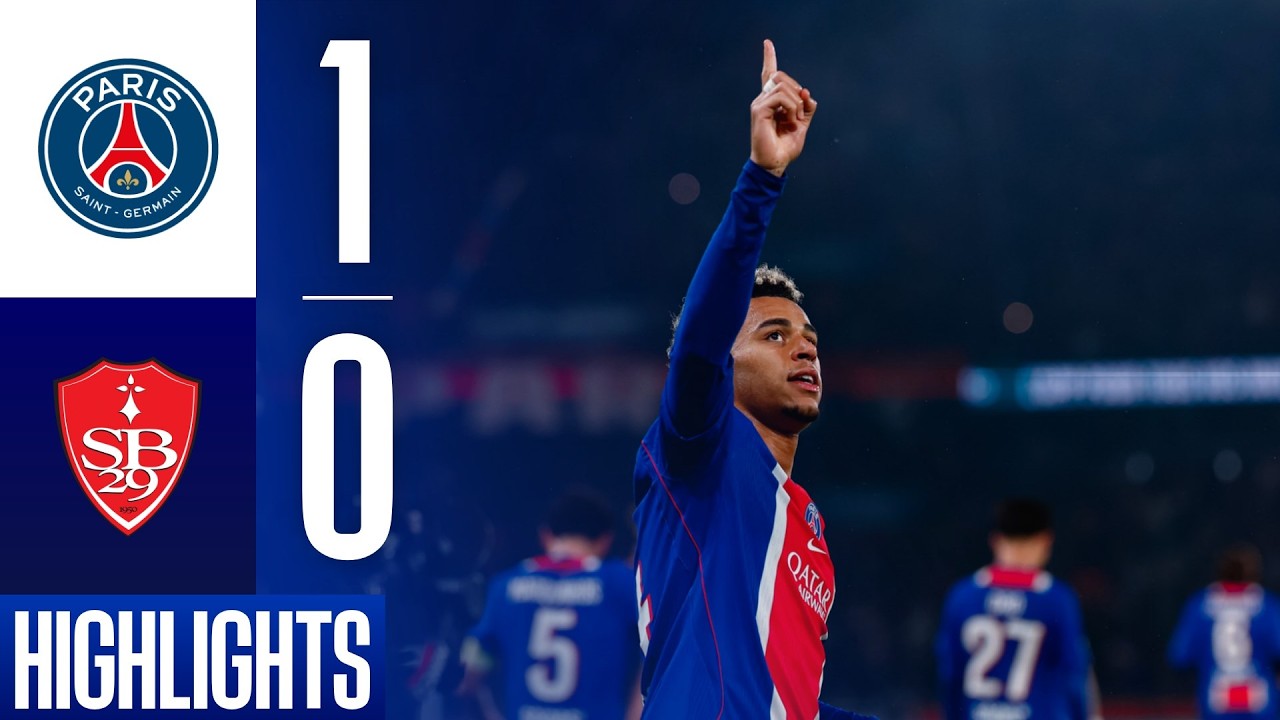 Désiré Doué Décisif : Résumé PSG - Brest ⚽