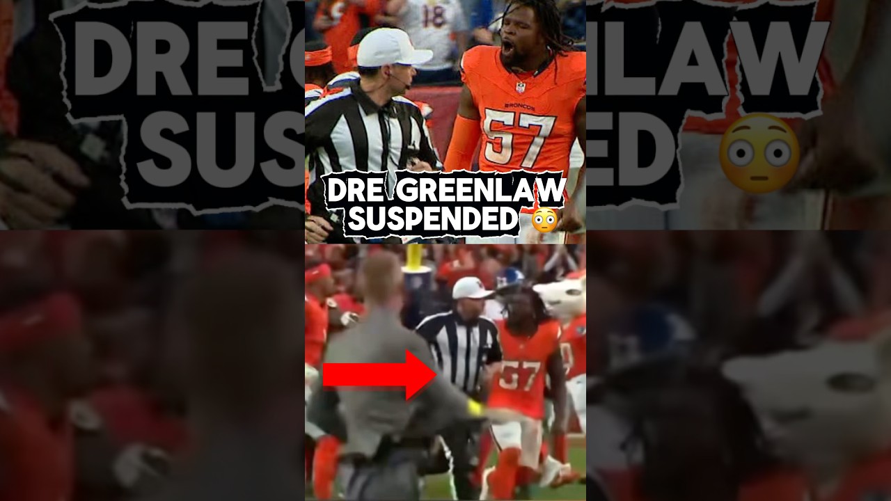 NFL Suspends Broncos' Dre Greenlaw for Yelling at Ref – Too Harsh? 🏈