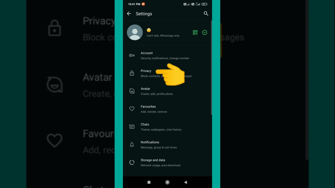 WhatsApp Privacy Settings Checkup 🔒
