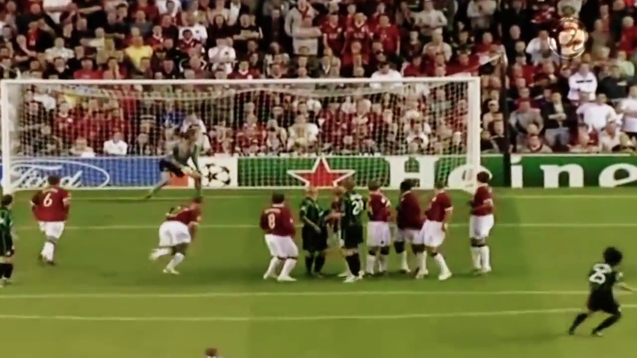 Nakamura's 2 Free Kicks vs Man Utd 2006/07