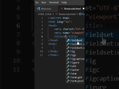 How to run html code in Visual Studio | Write First HTML code | html beginner tutorial