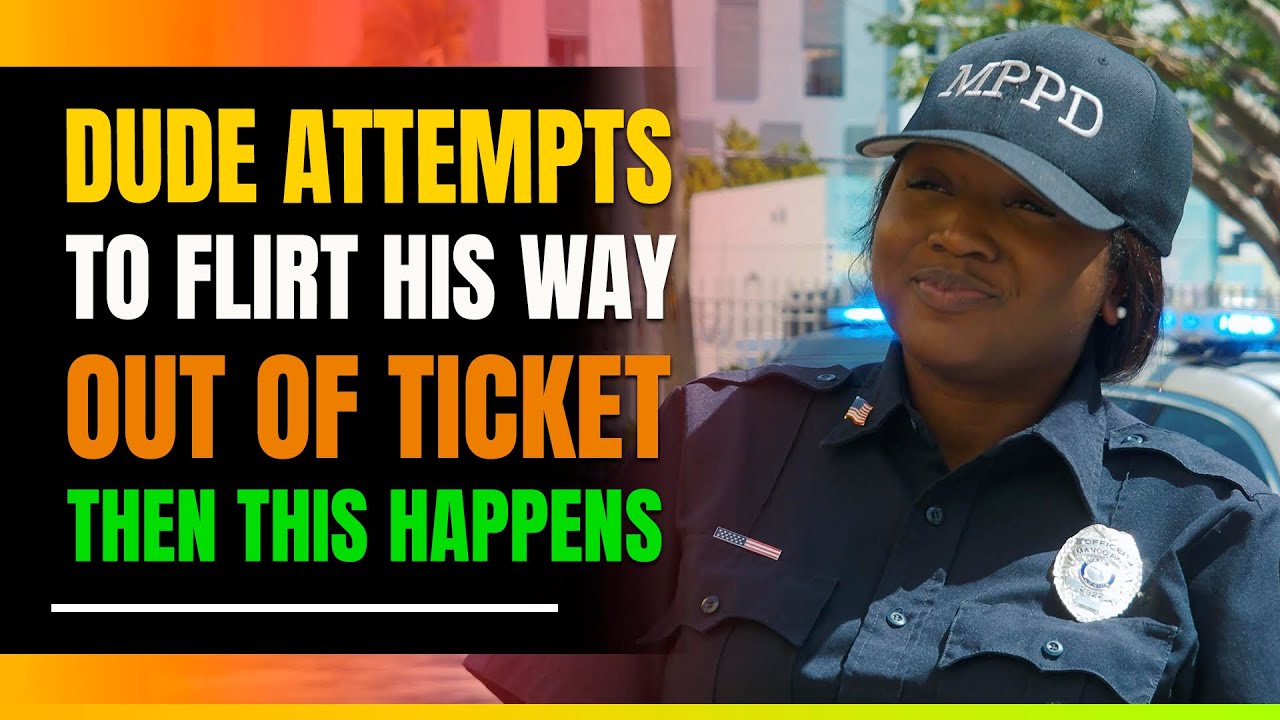 Guy Flirts to Avoid Ticket, Then Surprises Happen 🚓