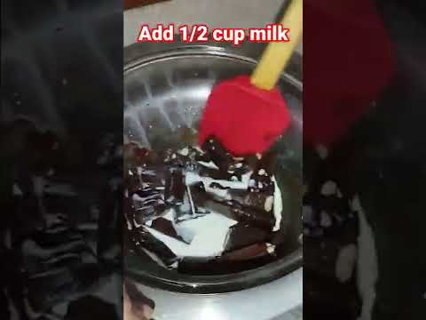 Turn dark chocolate into milk chocolate #shorts #viralvideo #viral #recipes #flavourfeast #trending
