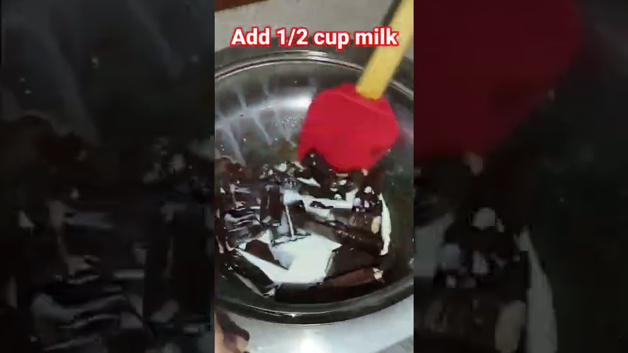 Transform Dark Chocolate into Creamy Milk Chocolate in Minutes! π« #Shorts #ViralRecipe