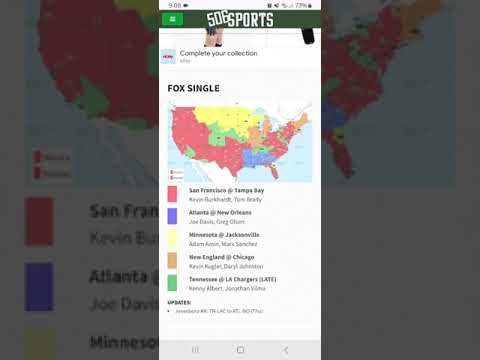 NFL Week 10 2024 TV Coverage Map Update Fox Single