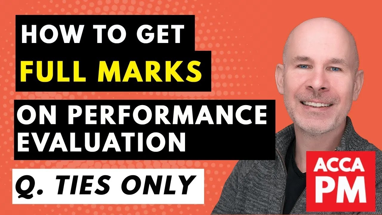 GET FULL MARKS on a Performance Measurement Question | ACCA PM - F5 | Question 'Ties Only'