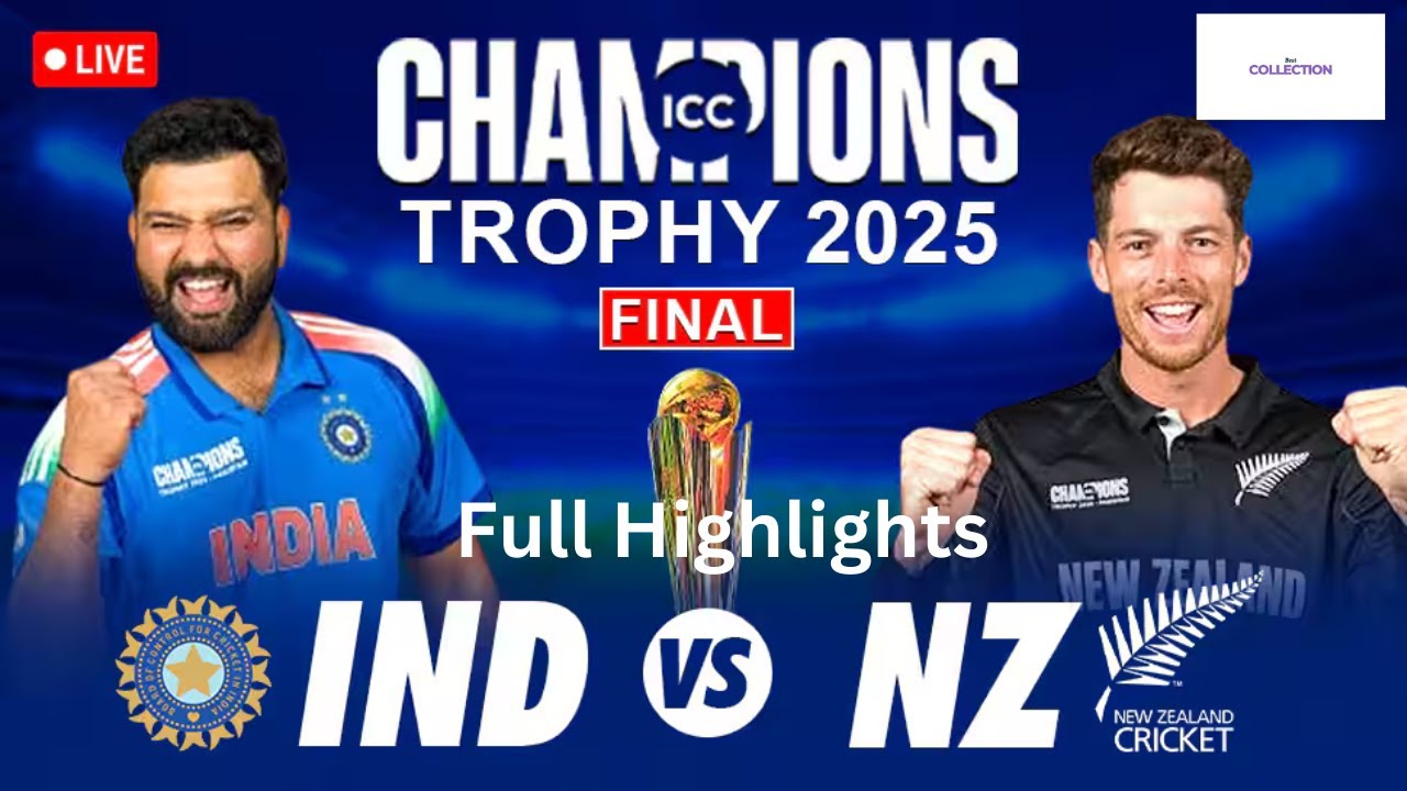 IND vs NZ CT 2025 Full Highlights π